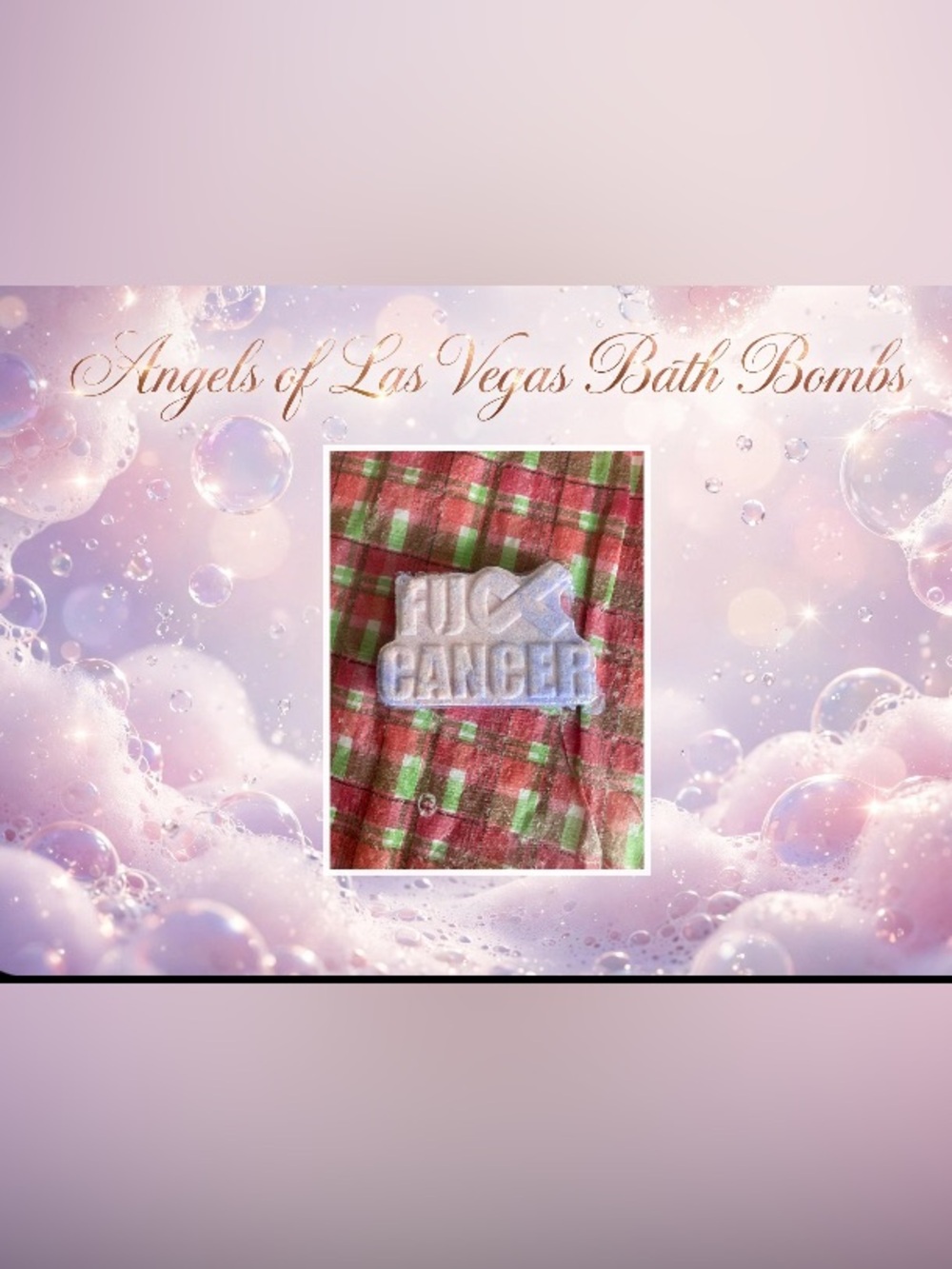 Angels of Las Vegas Bath Bombs - Bite Me - F Cancer Edition